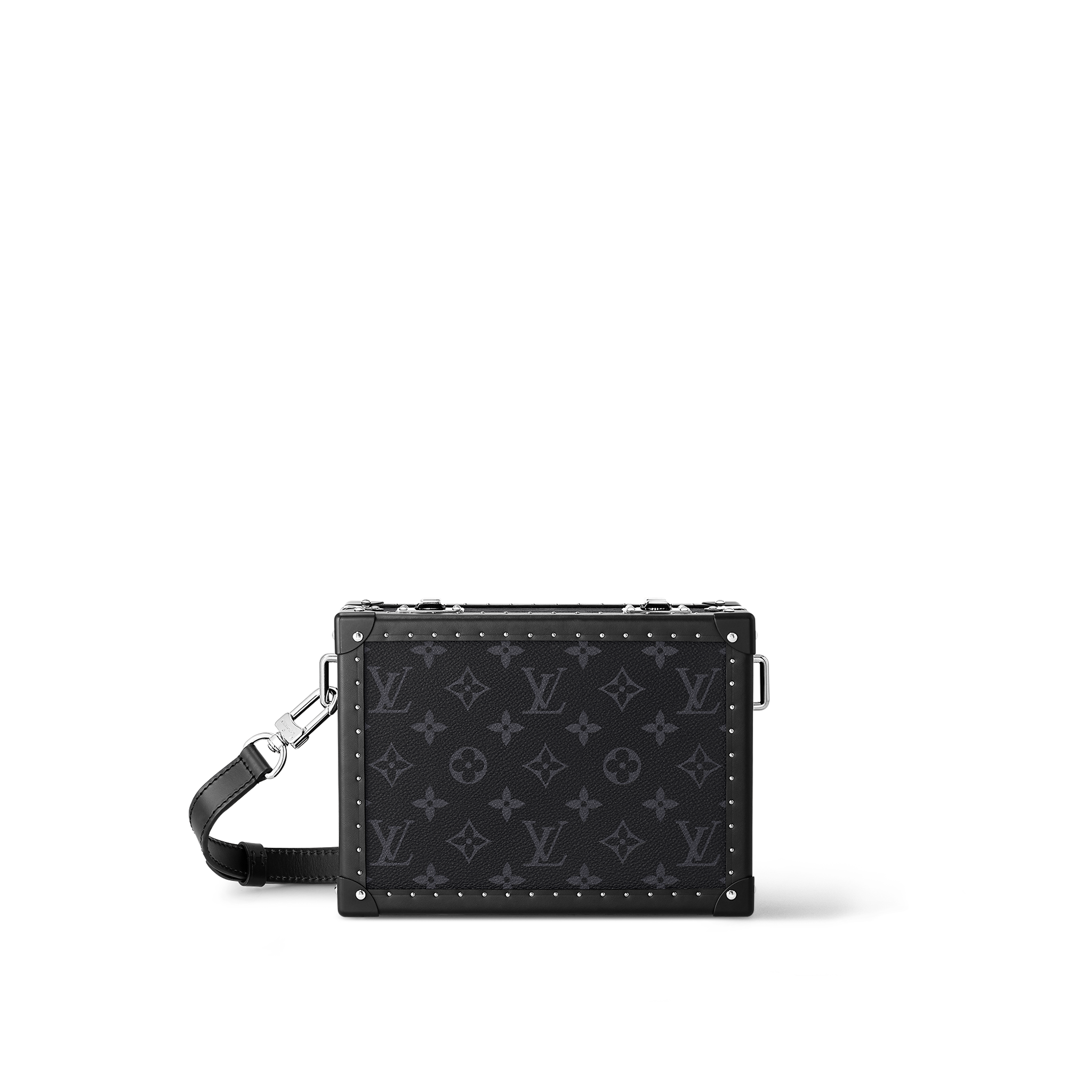 Clutch Box Toile Monogram Éclipse Sacs de luxe Homme LOUIS VUITTON
